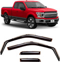 Voron Glass In-Channel Rain Guards for Ford F150 SuperCab - Durable