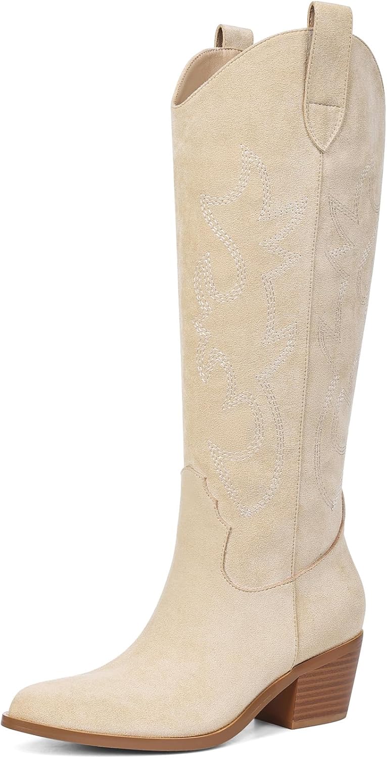 Erocalli White Cowgirl Boot for Women - Stylish Western Footwear