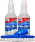 Clean-eez Grout Cleaner with Stand-Up Brush for Tough Stains