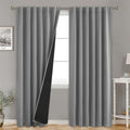 BGment Full Blackout Curtains 95 in - Double Layer Room Darkening