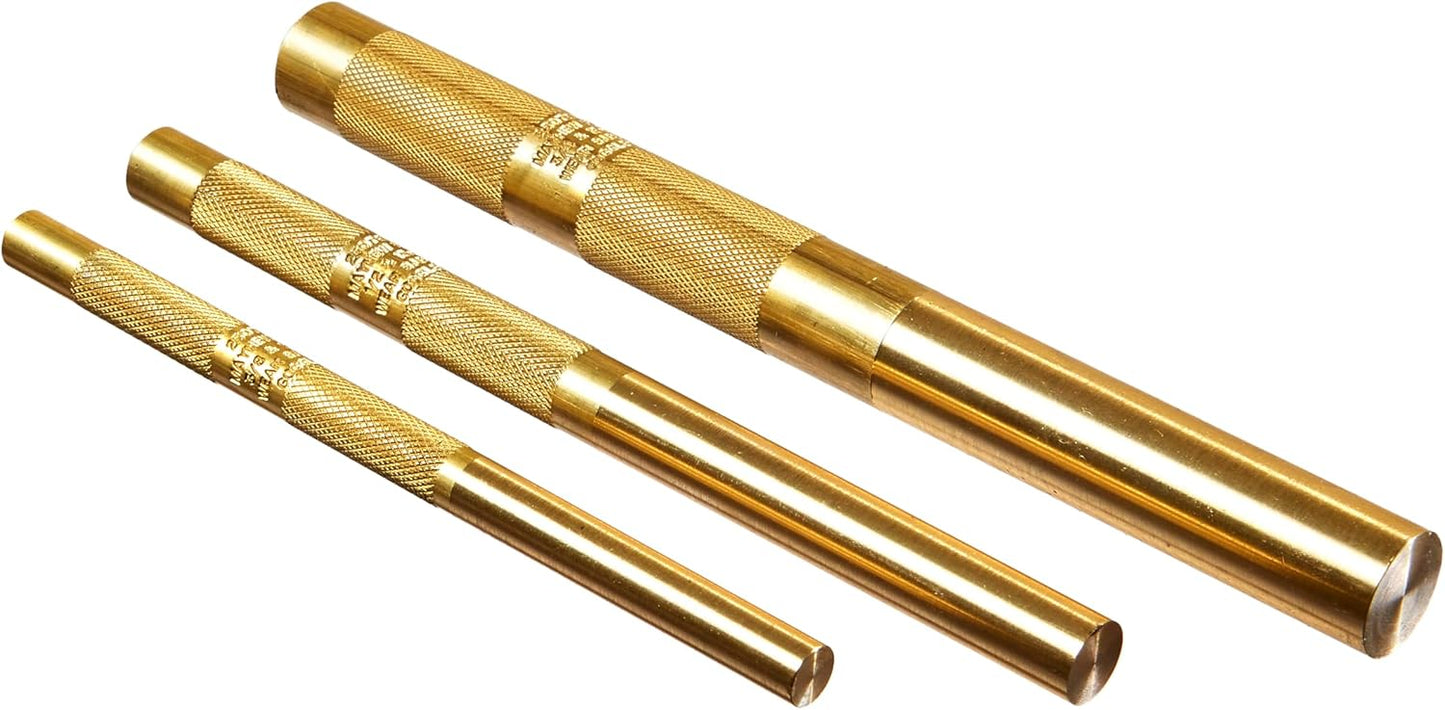 Mayhew Tools Brass Drift Punch Set for Precision Work