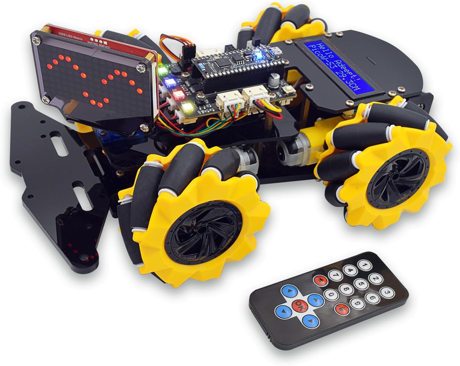 Omni-Directional Robot Kit for STEM Learning