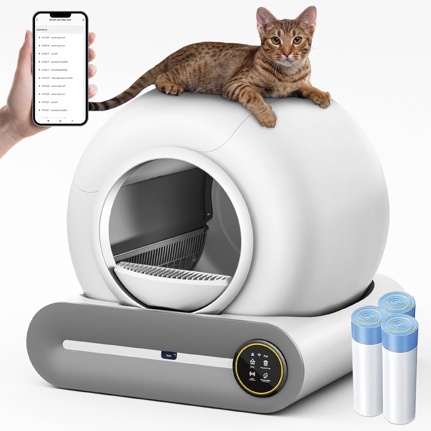 SUW Self-Cleaning Litter Box - Ultimate Odor Control!