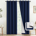 COSVIYA Navy Blue Blackout Curtains for Full Room Darkening
