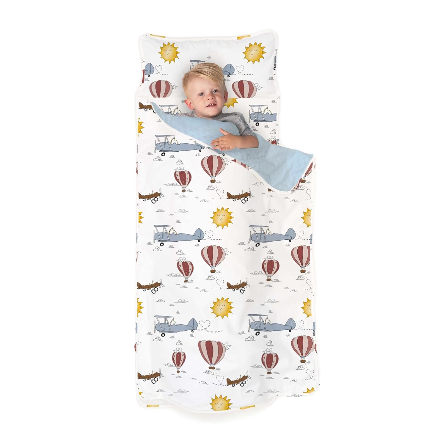 JumpOff Jo Extra Long Toddler Nap Mat for Cozy Naptime Comfort