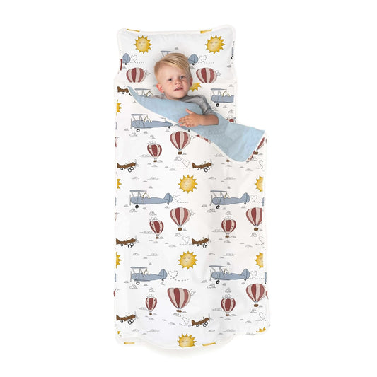 JumpOff Jo Extra Long Toddler Nap Mat for Cozy Naptime Comfort