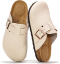 Project Cloud Benton Genuine Leather Footbed Clogs (Style X73W)
