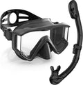 Greatever Snorkel Set Pano 3 Window Snorkel Mask - Panoramic View