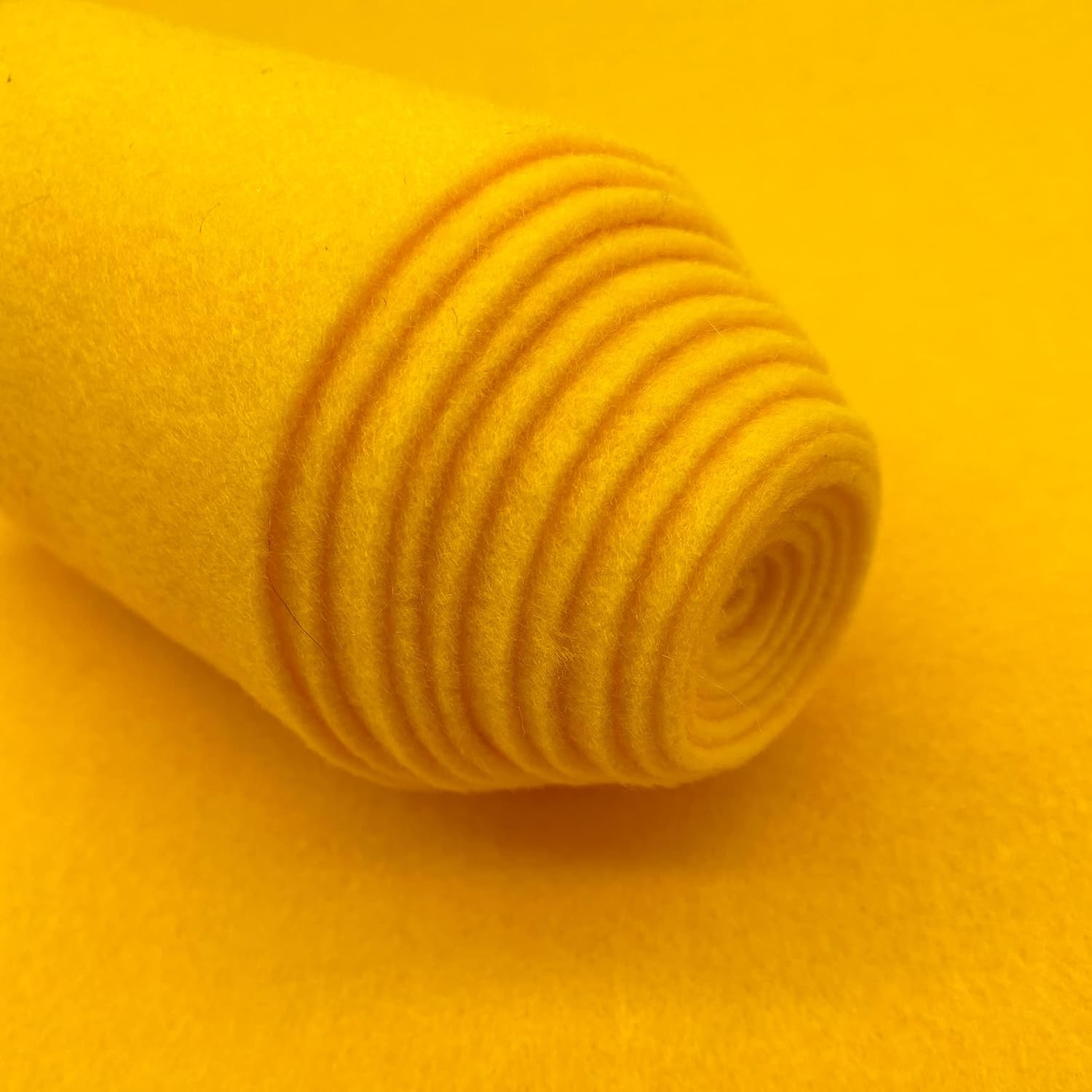 Acrylic Felt Fabric Yellow 5 Yards - Perfect for Crafting Projects