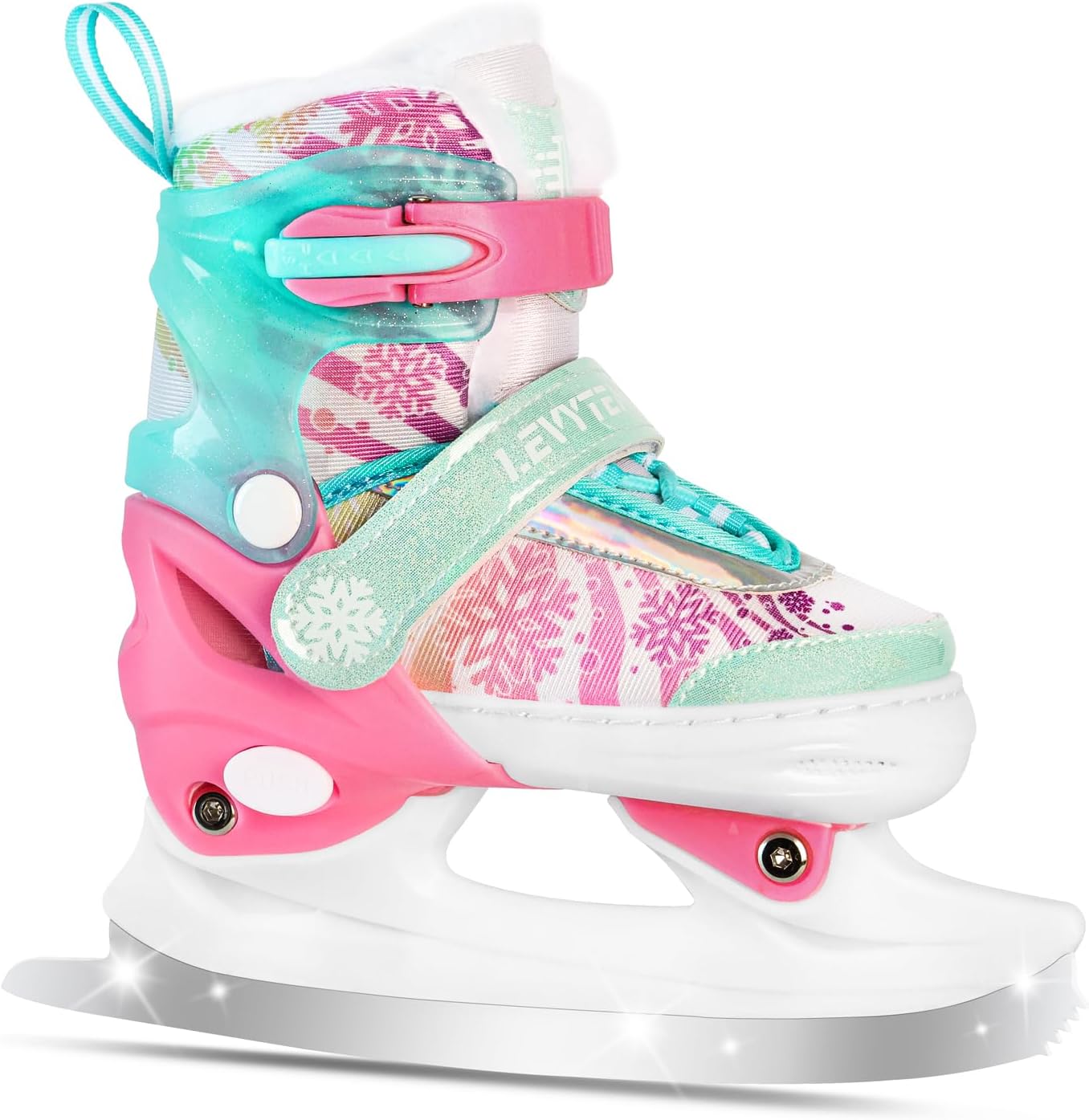 Adjustable Snowflake Ice Skates for Kids - Comfort & Fun