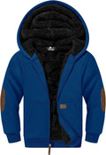 Kids Fleece Hoodie with Sherpa Lining for Extra Warmth