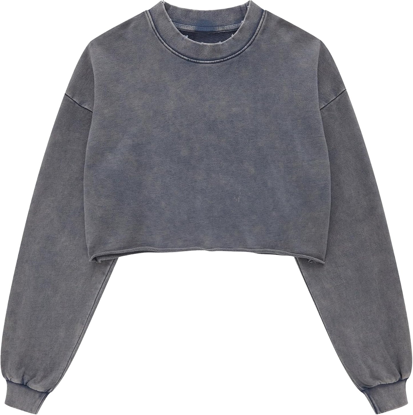 Hixiaohe Womens Cropped Sweatshirts for Vintage Style Lovers