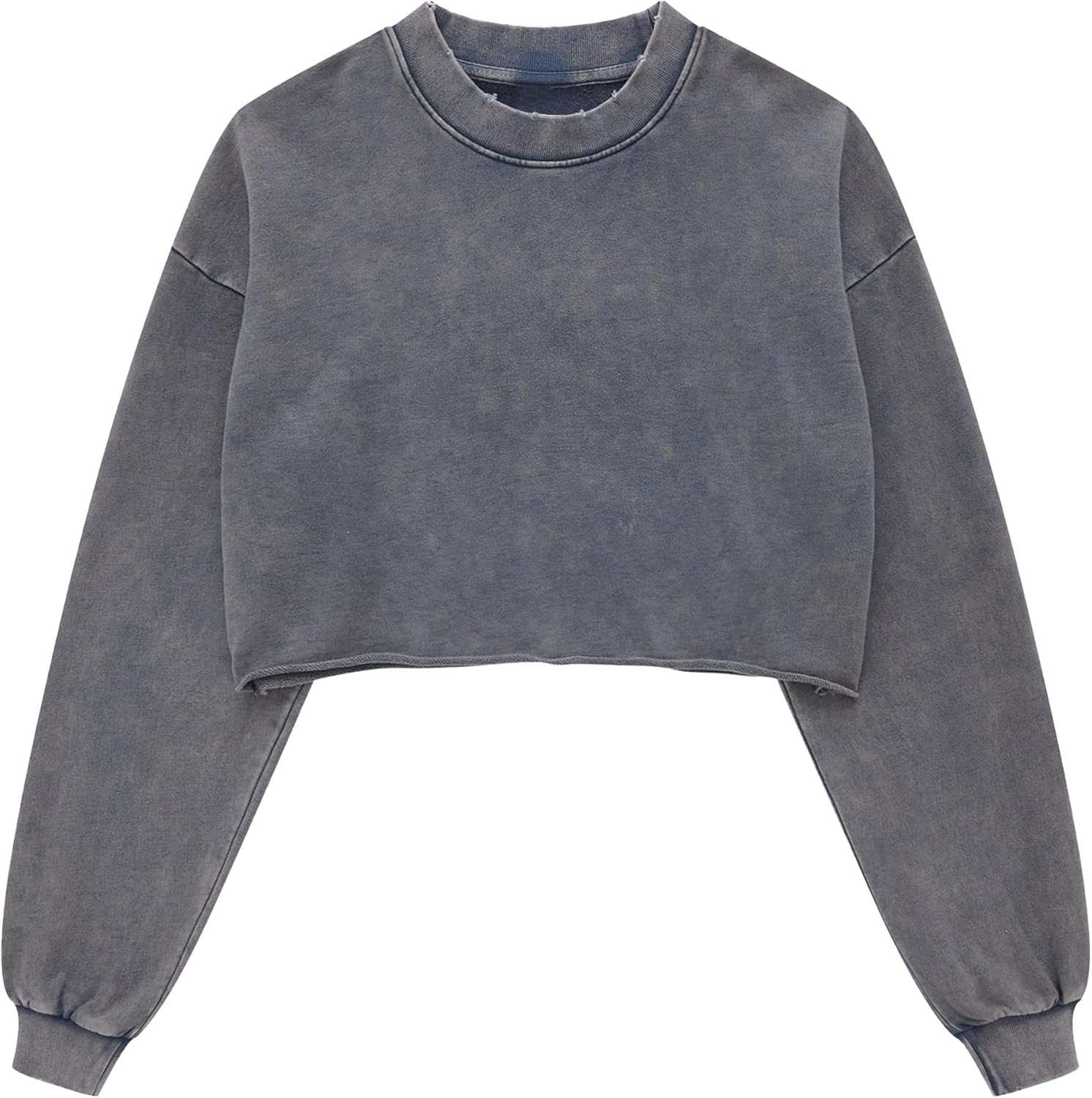 Hixiaohe Womens Cropped Sweatshirts for Vintage Style Lovers