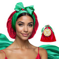 Real Silk Bonnet for Sleeping Women - Breathable No-Slip Night Cap