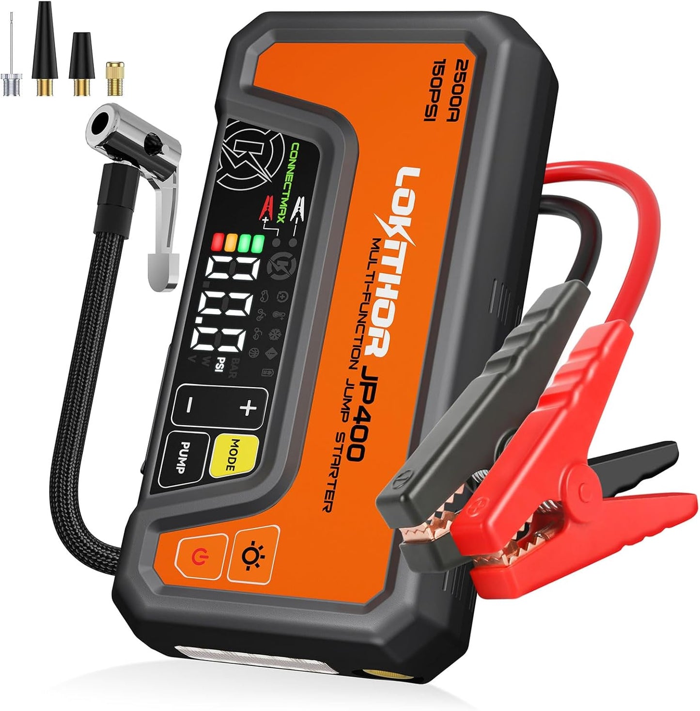 LOKITHOR: 2500A Jump Starter & Air Compressor