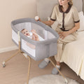 Bedside Crib Quick Fold Travel-Friendly Breathable Mesh - Portable