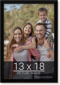 13x18 Black Picture Frame for Puzzles, Posters, and Photos