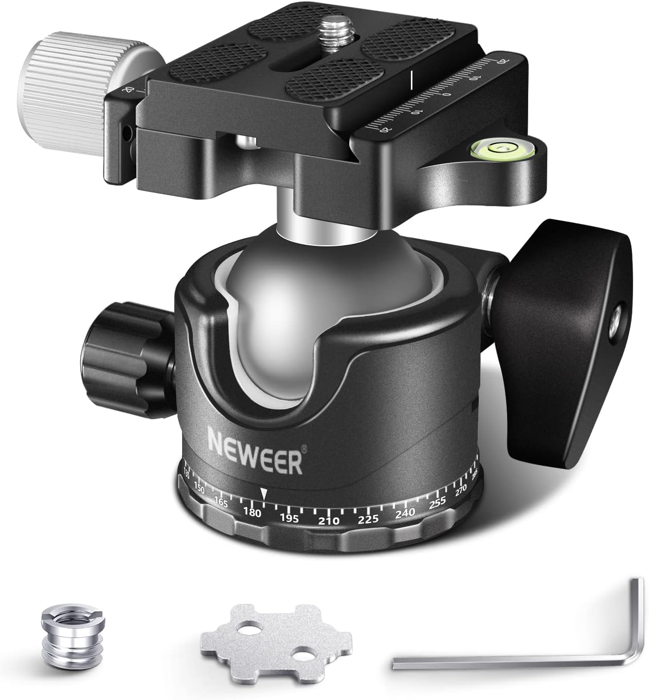 NEEWER Low Profile Camera Tripod Ball Head for DSLR Cameras