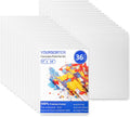 11x14in Canvas Boards 36 Pack - Bulk Blank Canvases for Practice