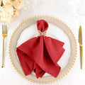 Elegant Red Violet Cloth Napkins Set of 100 for Events and Parties