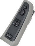 Front Driver Side Power Window Switch and Gray Bezel Assembly - Direct