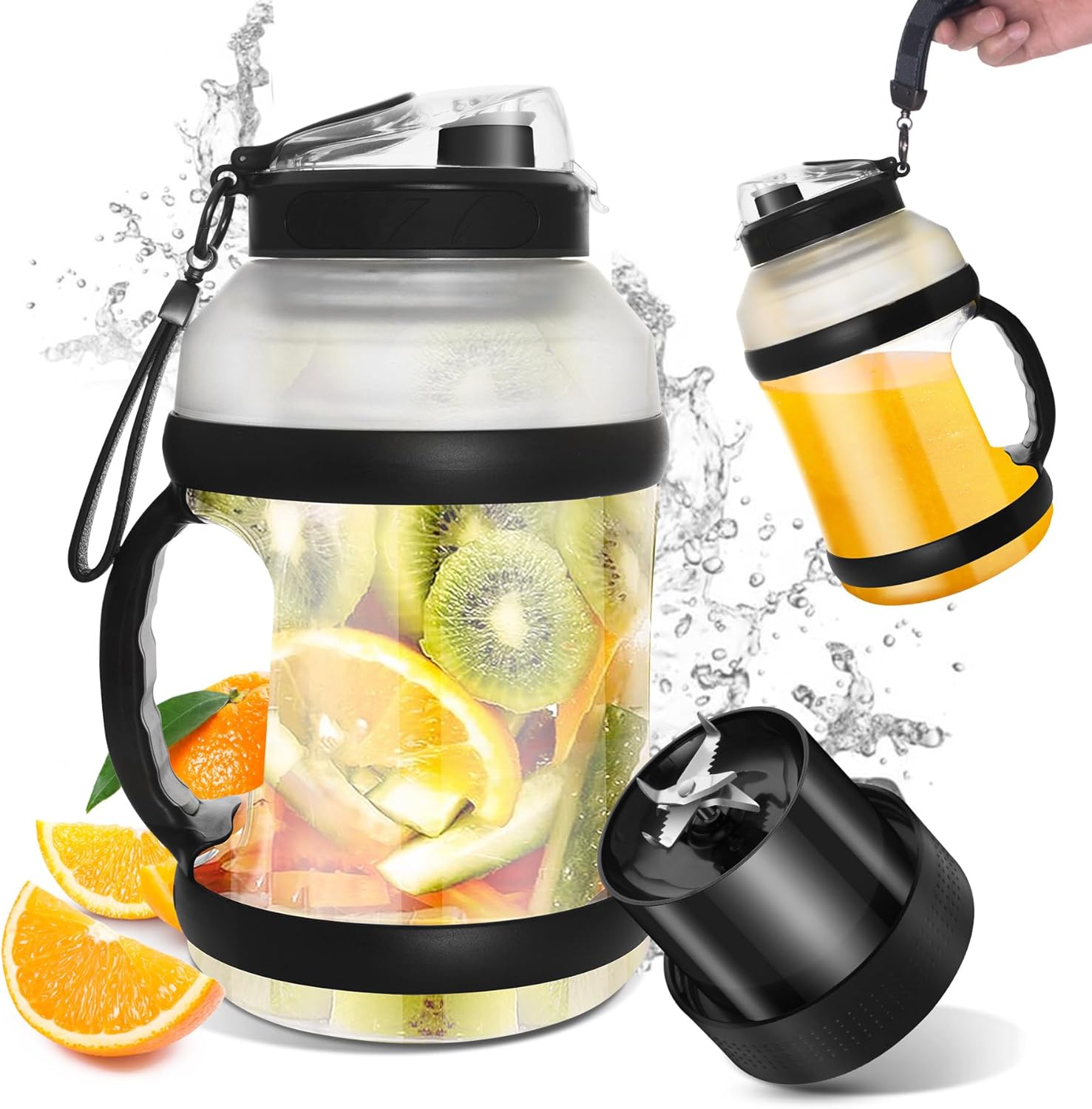 64oz Portable Blender: On-the-Go Smoothies! 