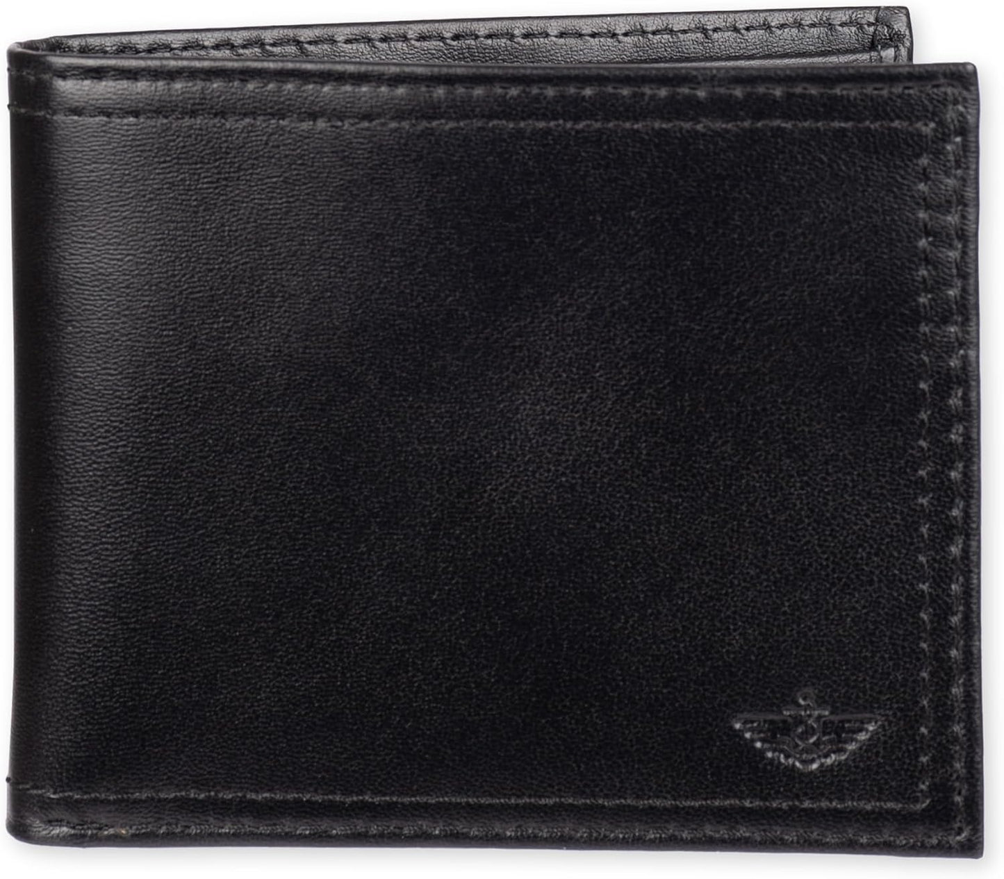 Dockers Men's Bifold Leather Wallet with RFID Blocking Security