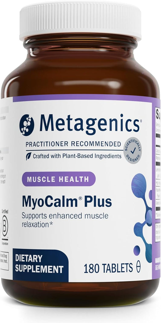MyoCalm Plus for Muscle Relaxation & Stress Support - 180 Tablets
