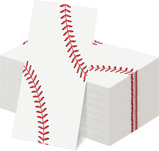 Baseball Party Napkins - 100 Pack of Fun & Convenient Disposable Napkins