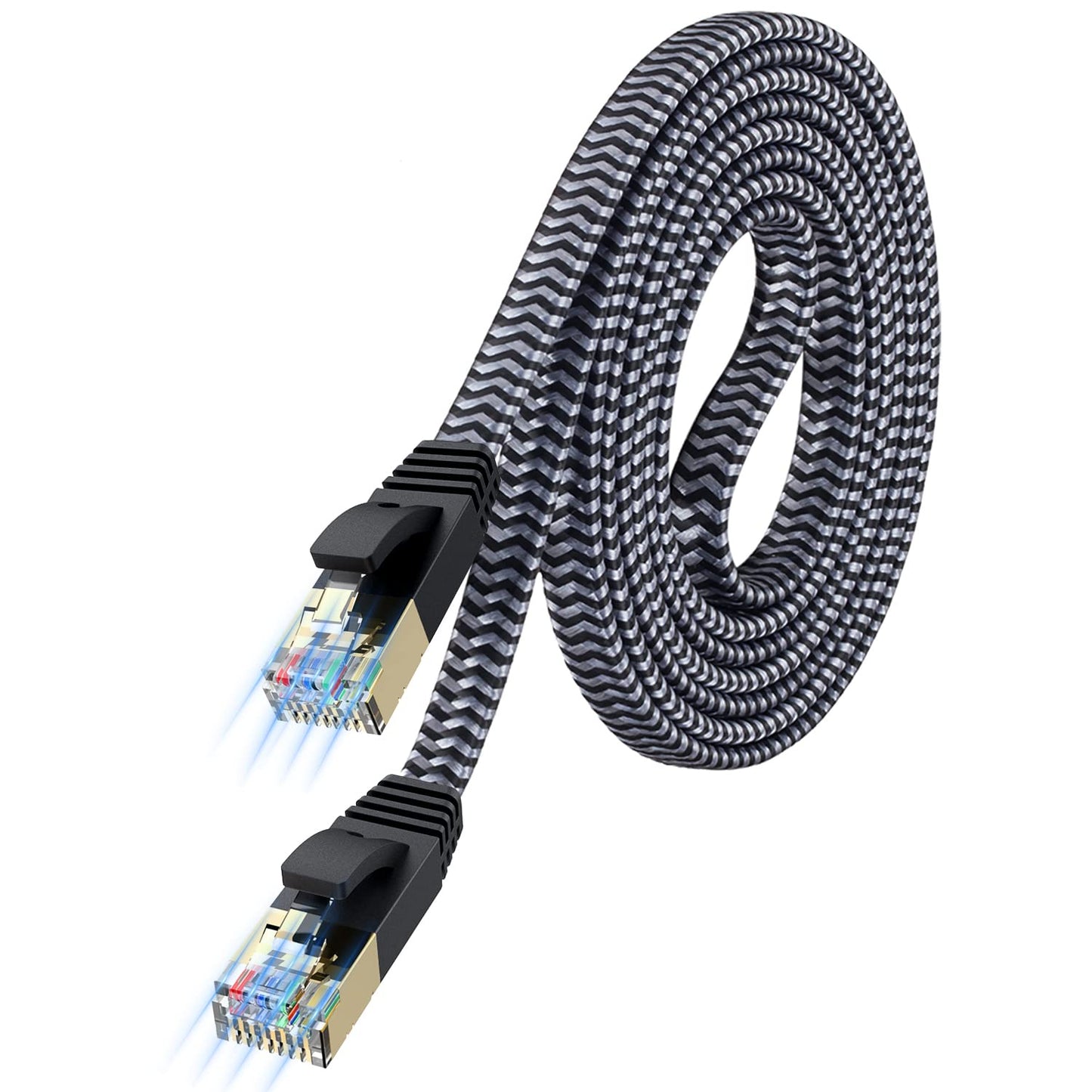 10Gbps High-Speed Cat 7 Ethernet Cable for Gaming & Streaming