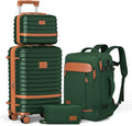 Expandable Carry on Luggage Set 3-Piece - Lightweight Hard Shell