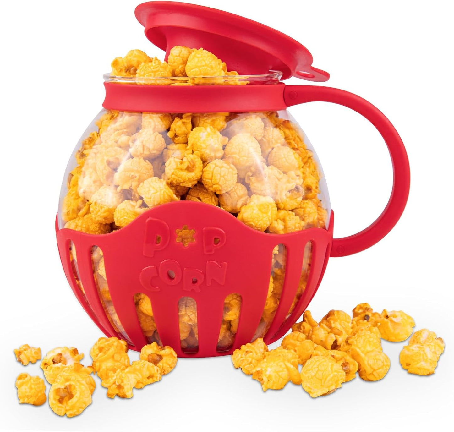 High Temp Glass Popcorn Popper for Family Fun 