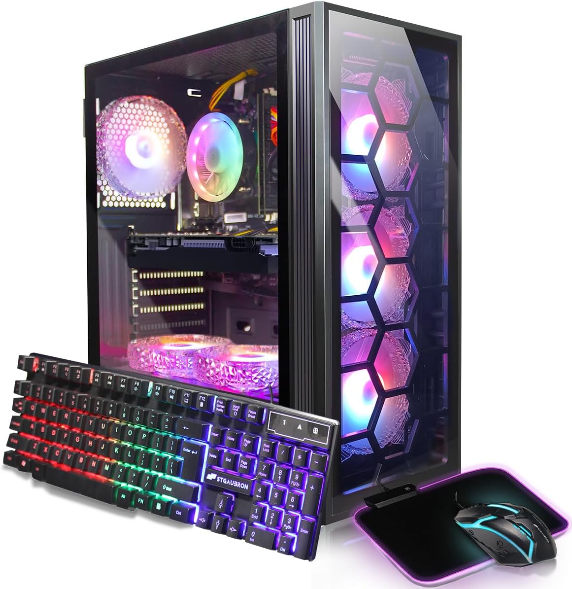 High-Performance Gaming PC with GeForce GTX 1660Ti and i7