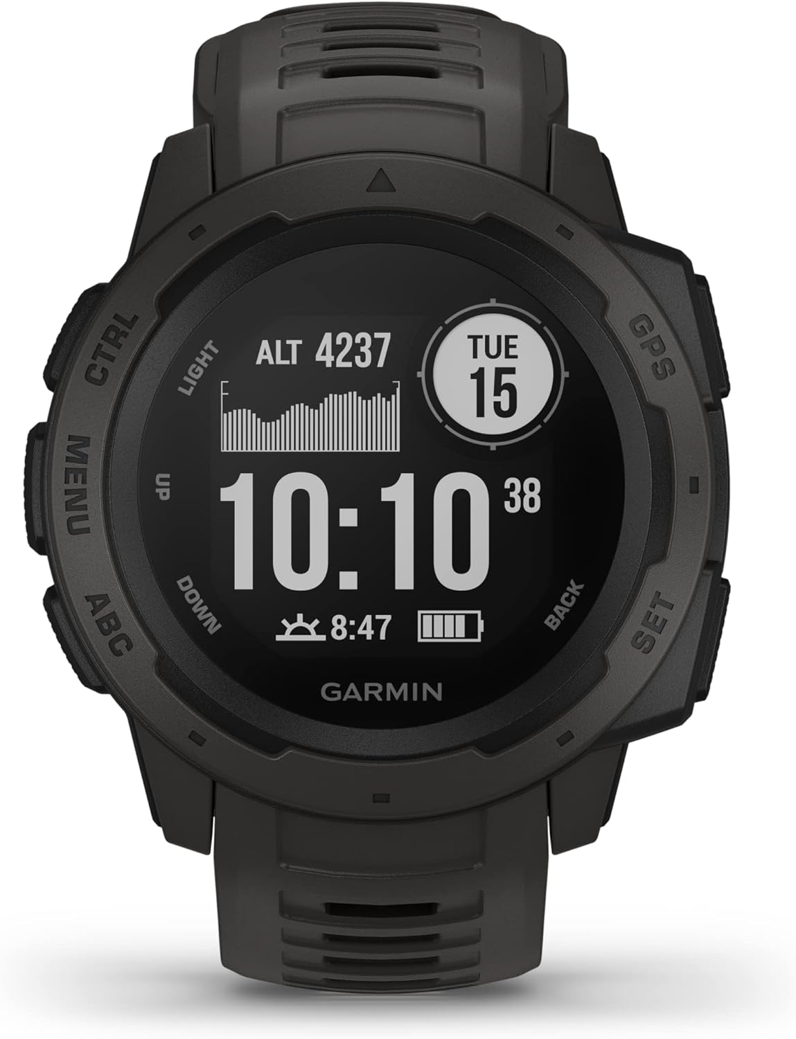 Garmin Instinct Rugged Outdoor Watch with GPS and Heart Rate