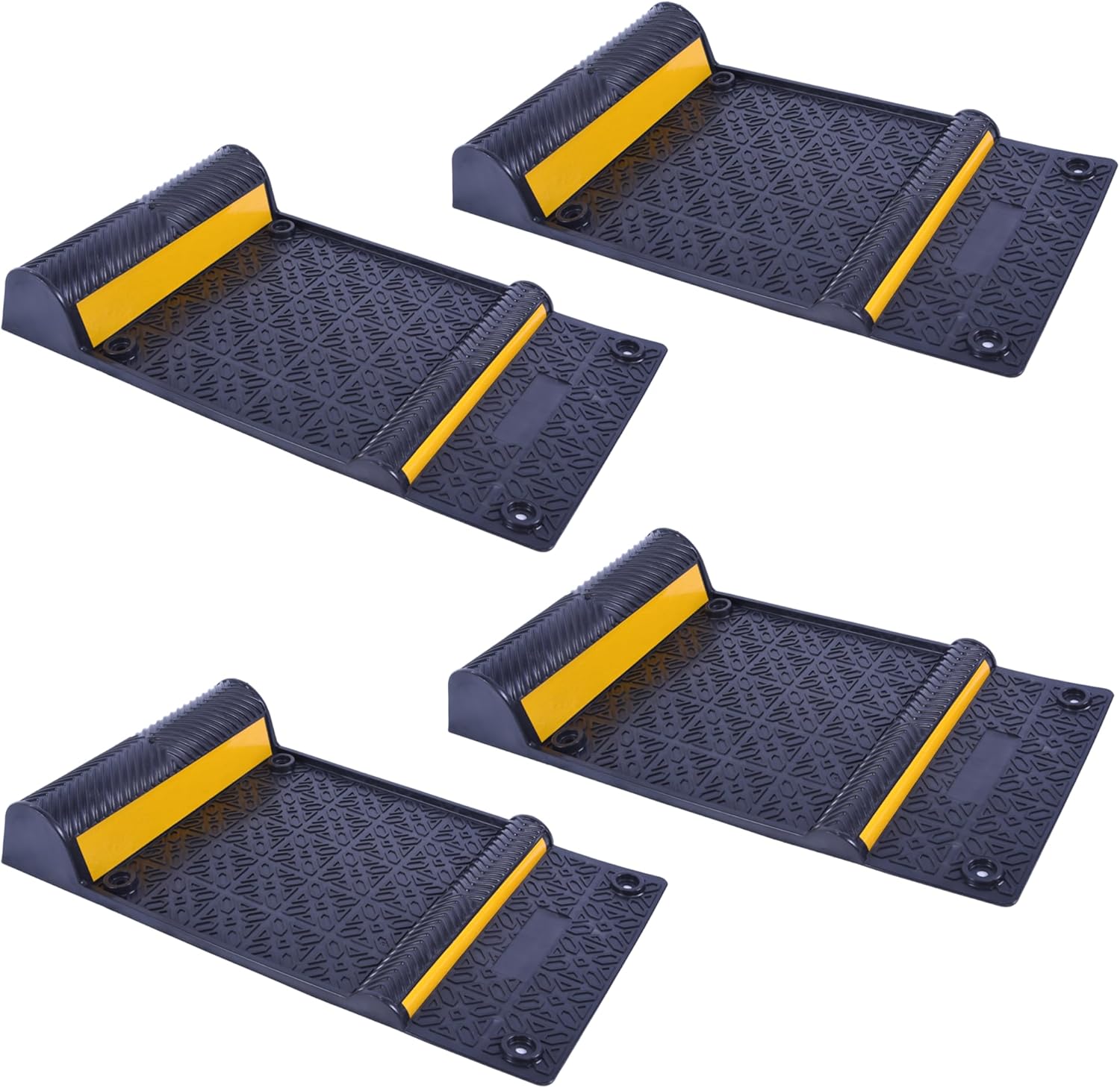 Heavy Duty Parking Guide Mat for Garage Vehicles - 4 Pack