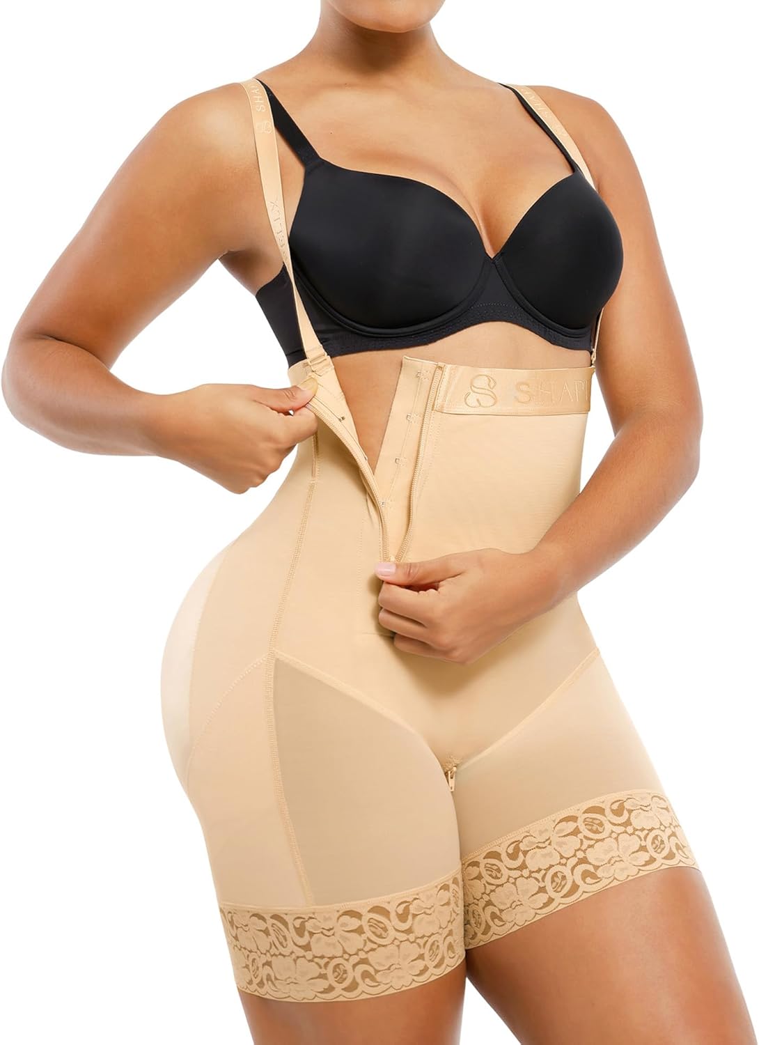 SHAPELLX Shapewear Tummy Control Fajas for Women Butt Lift