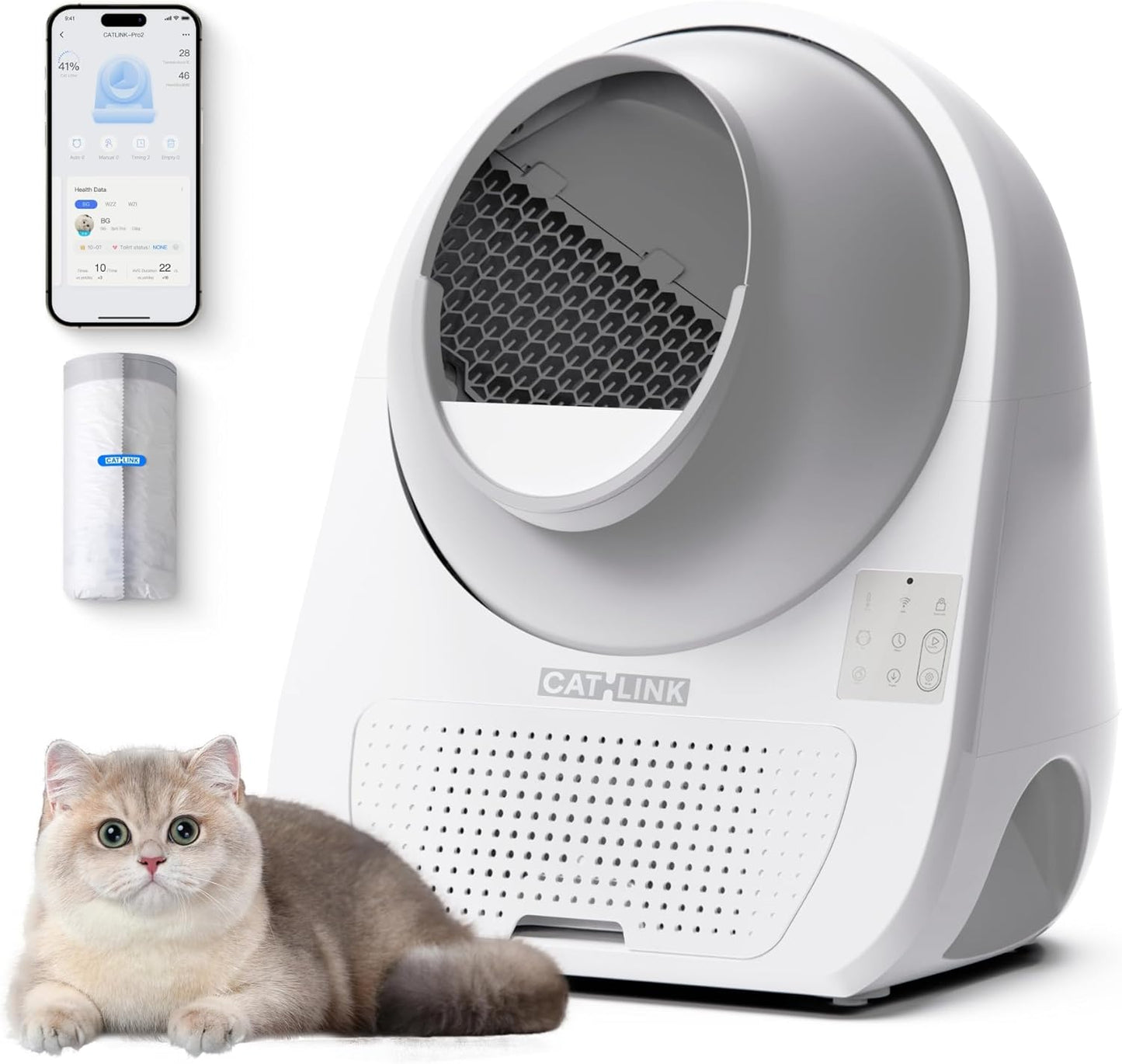 CATLINK Pro-X Automatic Cat Litter Box for Multi-Cat Households