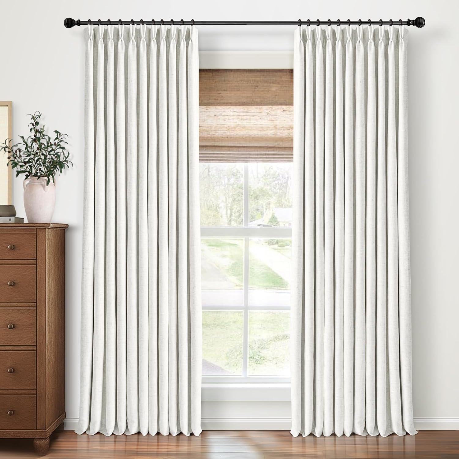 Pinch Pleated Blackout Curtains for Elegant Home Decor