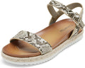 DREAM PAIRS Womens Open Toe Ankle Strap Espadrille Flatform Wedge you