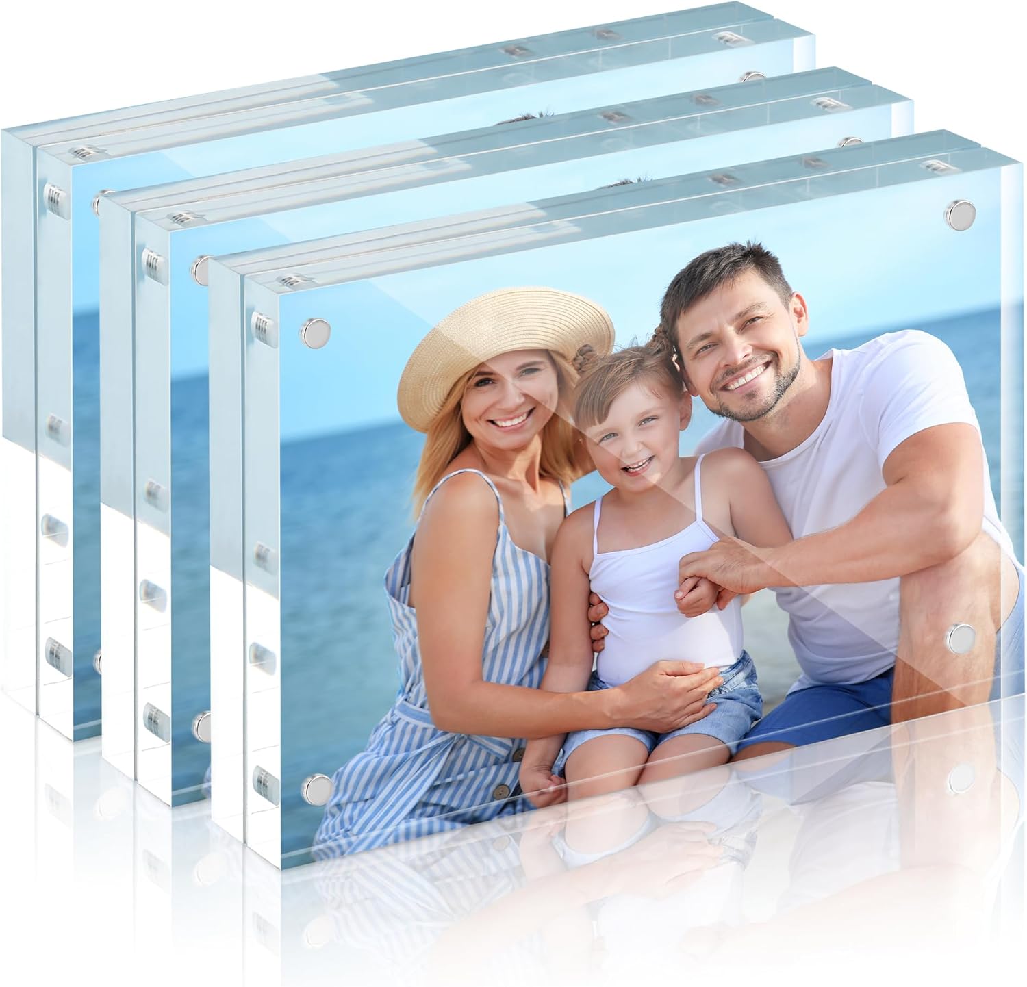 HOUSE DAY 8x10 Acrylic Picture Frames - Magnetic Double Sided