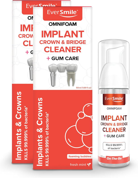 Eversmile OmniFoam Dental Cleaner for Implants and Crowns