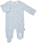 Magnetic Me Footie Pajamas Soft Modal Sleeper for Babies - Magnetic
