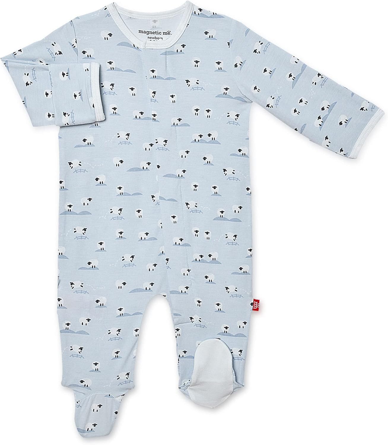 Magnetic Me Footie Pajamas for Easy Baby Sleepwear Comfort