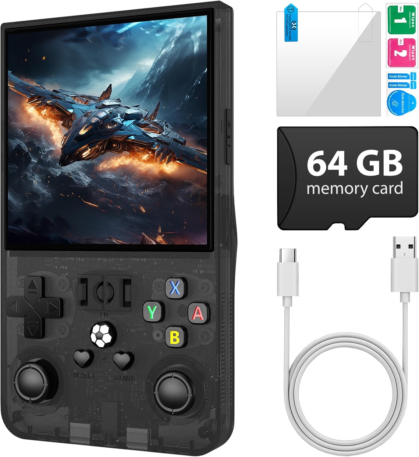 R36MAX Retro Gaming Console with 18000+ Games and 4.0IPS Screen