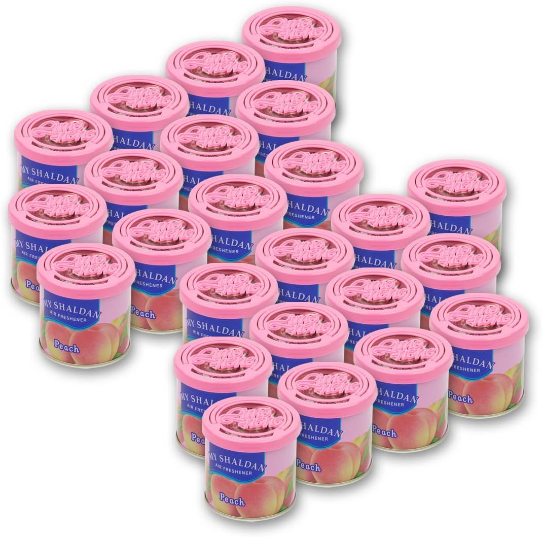 My Shaldan Japanese Car Cup-Holder Air Freshener Cans - Peach
