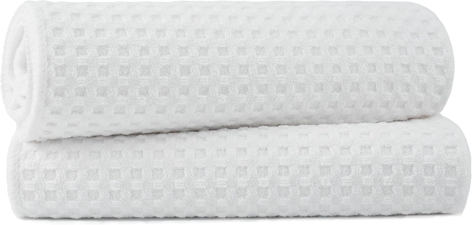 Ultra Absorbent Microfiber Towels, Set of 2