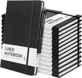 Aodaer 12 Set Lined A5 Notebook Journals with Pens - Bulk Pack