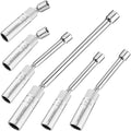 WORKPRO Spark Plug Socket Set 6 PC - Magnetic Swivel Sockets