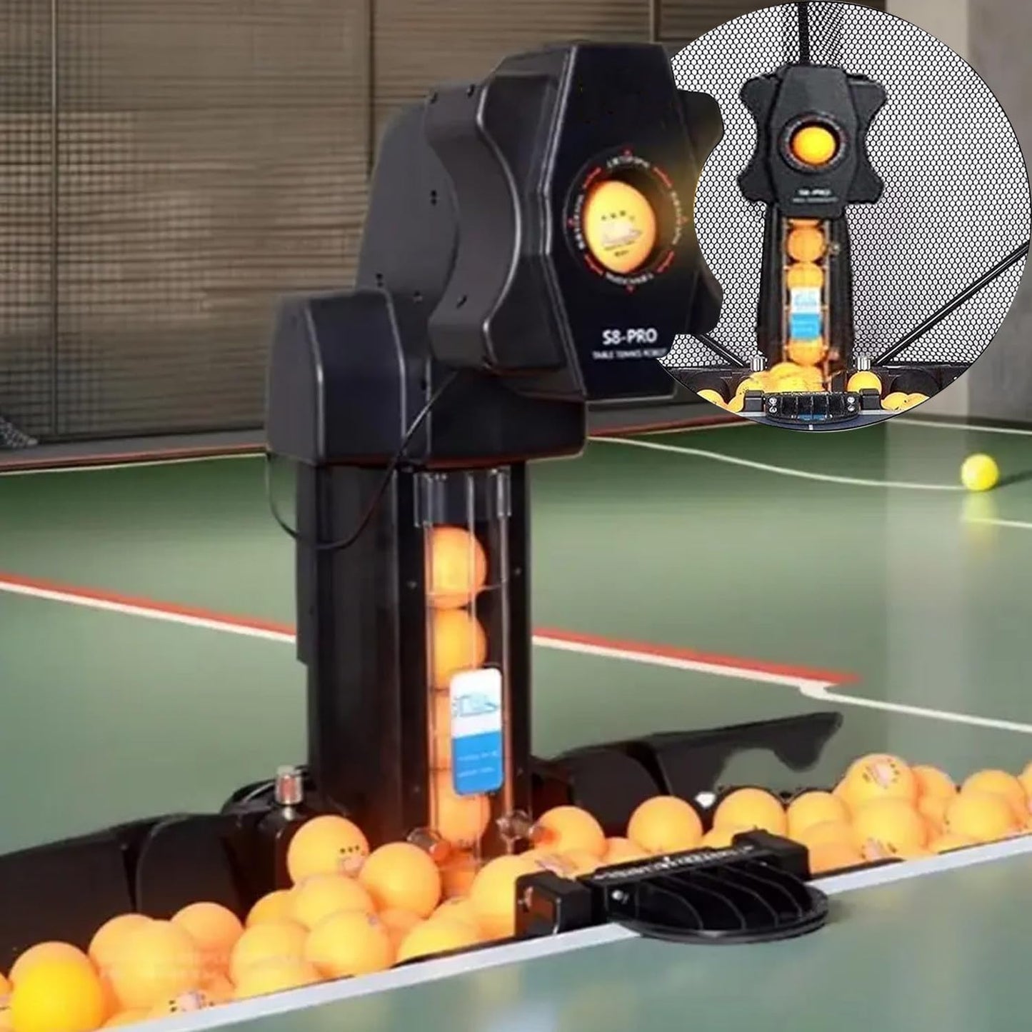 Robot Table Tennis Champ - 4 Modes, 300-Ball Capacity