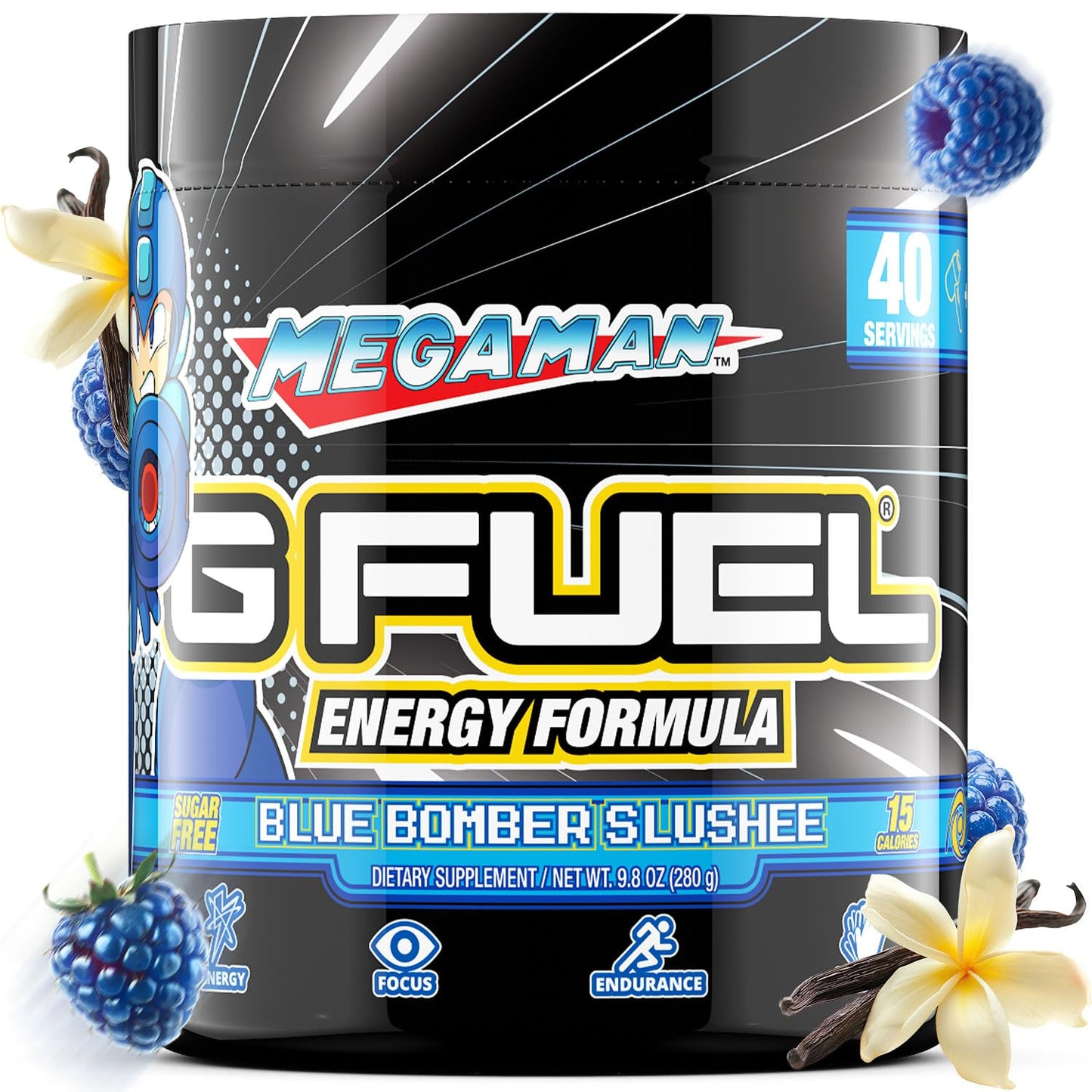 G Fuel Megaman Energy Drink Powder for Ultimate Focus and Energy